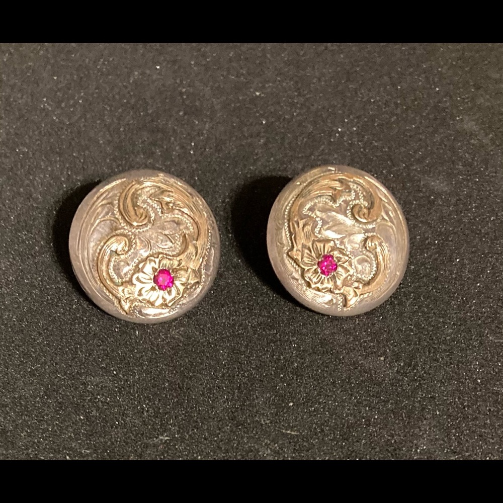 5.4 gram Round Silver Earrings